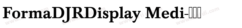 FormaDJRDisplay Medi字体转换